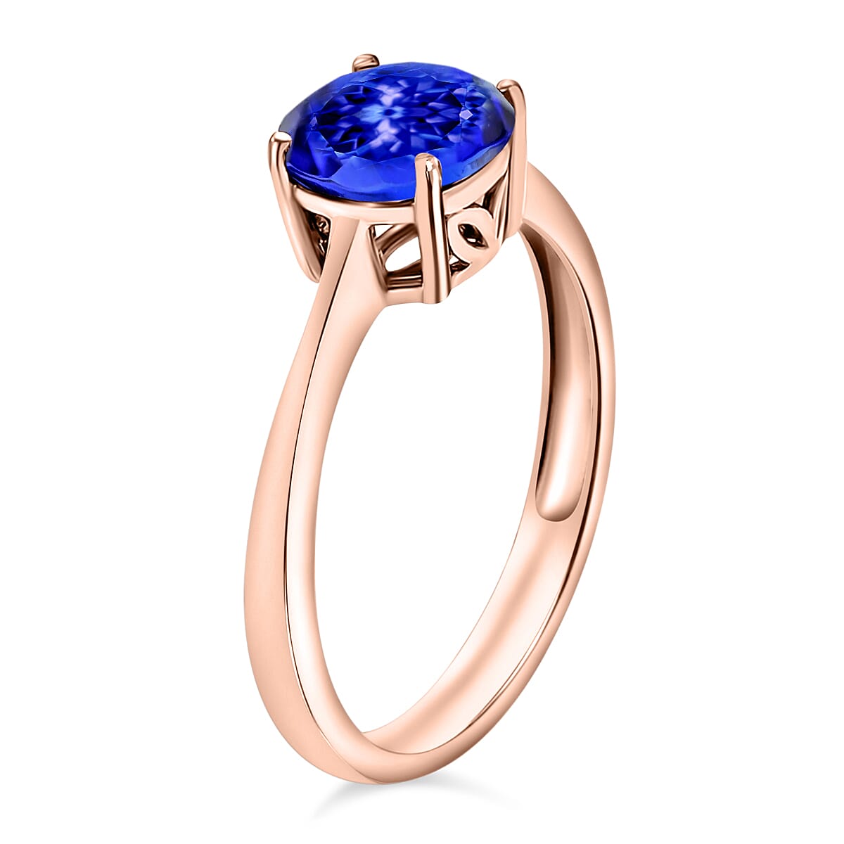 18K Yellow Gold AAA Tanzanite Ring in Gold Wt. 5.5 grams, 1.450 Ct 7718474 2