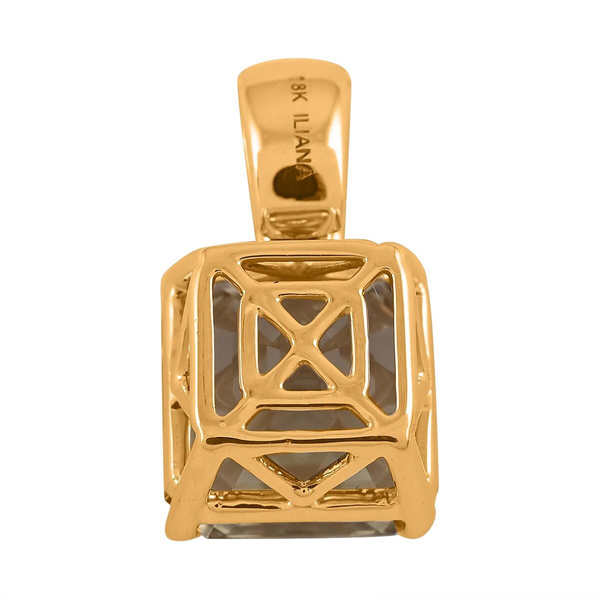 18K Yellow Gold  AAA   Turkizite ,  White Diamond  SI Pendant 3.00 ct,  Gold Wt. 1.16 Gms  3.000  Ct. 7270145 4