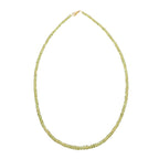 18K Yellow Gold  AAAA   Sphene  Necklace (Size - 18) 60.00 ct,  Gold Wt. 2.2 Gms  60.000  Ct.