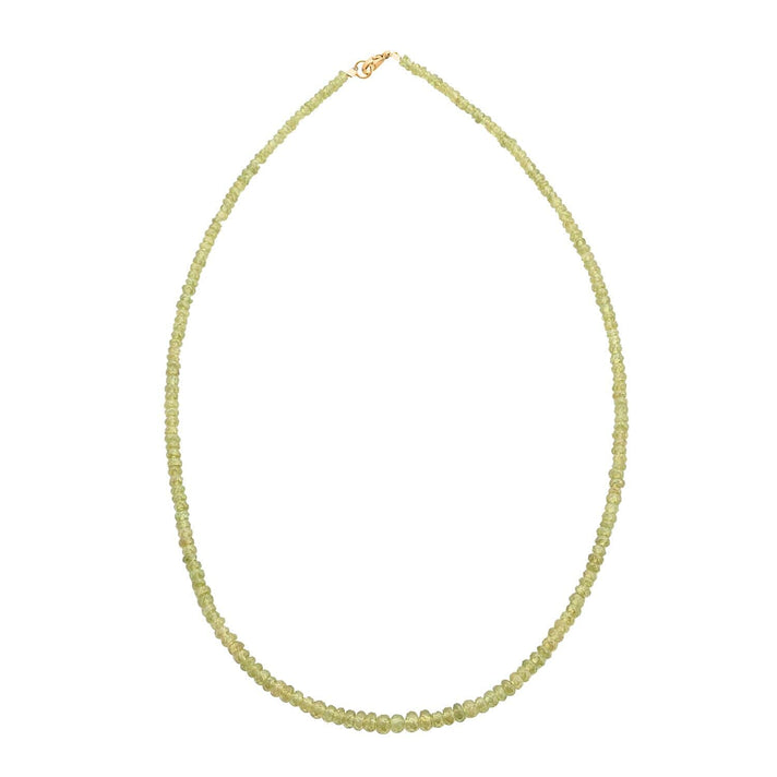 Certified and Appraised 18K Yellow Gold AAAA   Sphene Necklace (Size - 18) 60.00 ct 7631544 1
