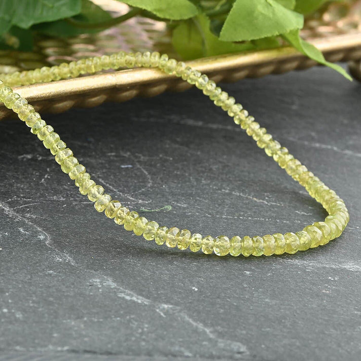 Certified and Appraised 18K Yellow Gold AAAA   Sphene Necklace (Size - 18) 60.00 ct 7631544 2