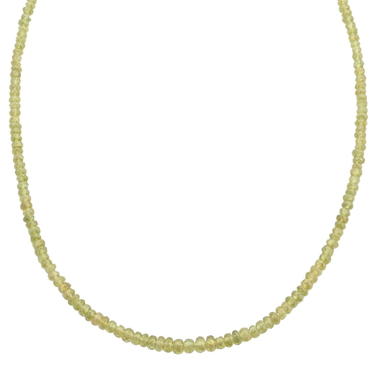 Certified and Appraised 18K Yellow Gold AAAA   Sphene Necklace (Size - 18) 60.00 ct 7631544 4