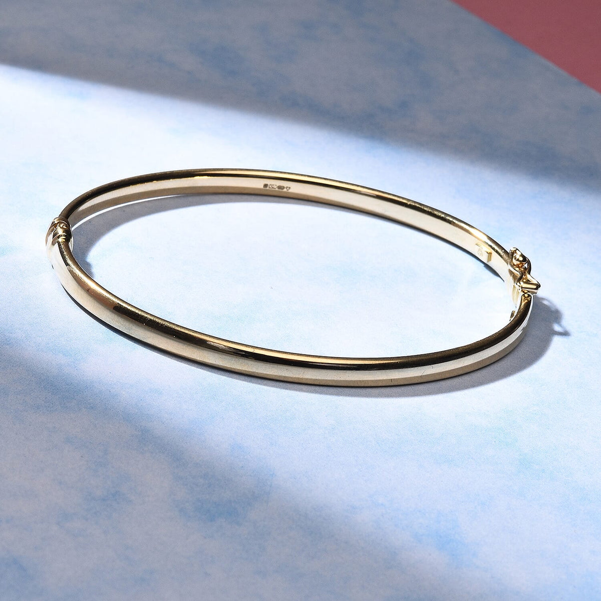 18K Yellow Gold Bangle (Size 7) 7763596 1