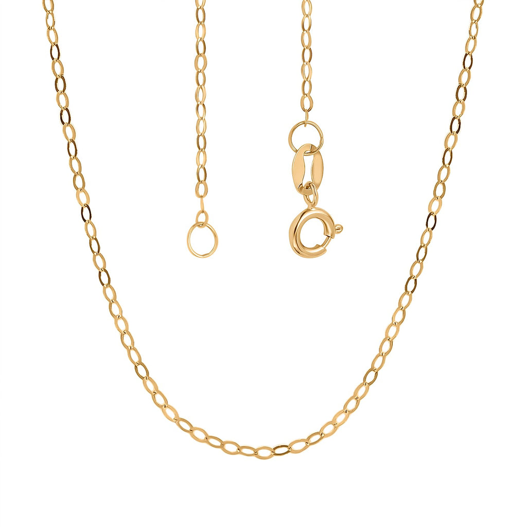 18K Yellow Gold Chain (Size - 16-18)