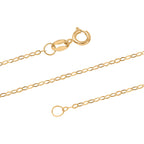 18K Yellow Gold Chain (Size - 16-18)