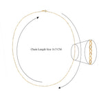 18K Yellow Gold Chain (Size - 16-18)