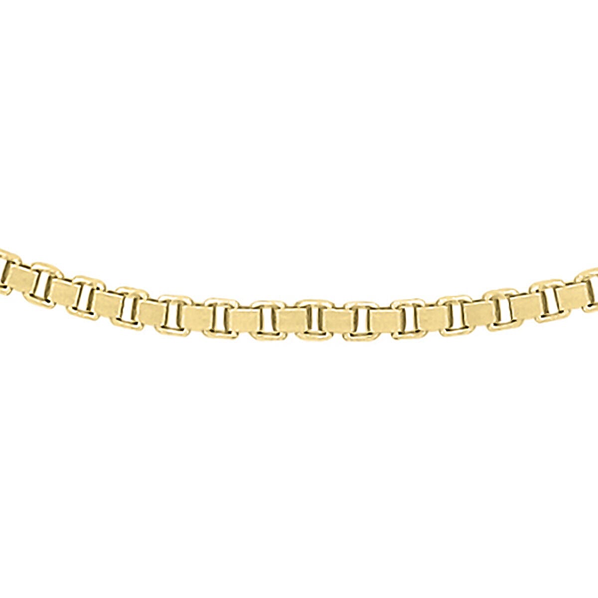 ILIANA 18K Yellow Gold 0.6mm Venetian Box Chain 16 Inch 7488826 0