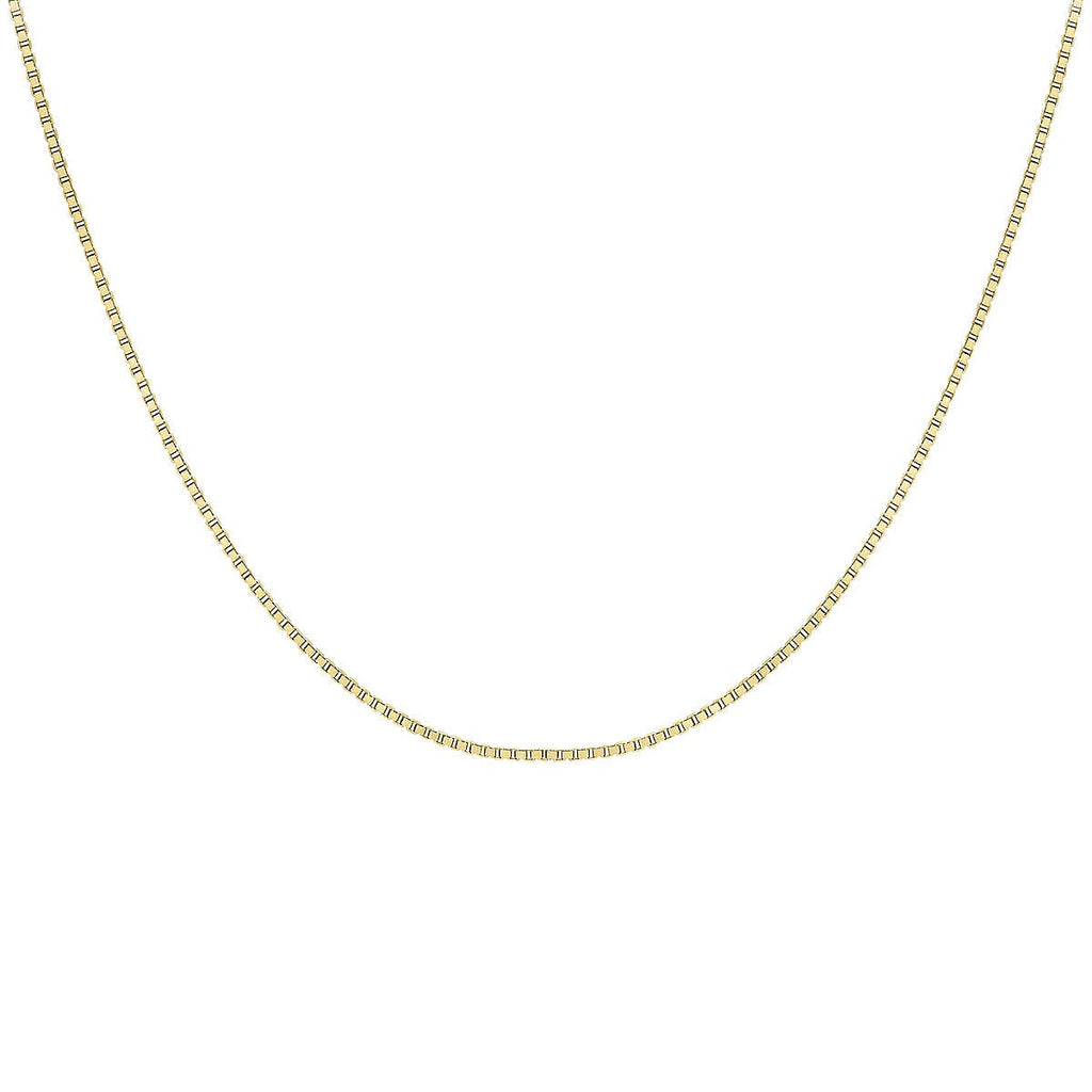 18K Yellow Gold  Chain (Size - 16),  Gold Wt. 1.1 Gms