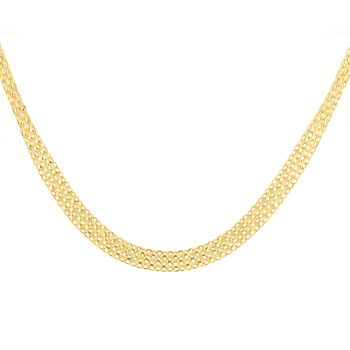 18K Yellow Gold Graduated Bismark Chain (Size - 17), Gold Wt. 9.2 Gms 7725508 1