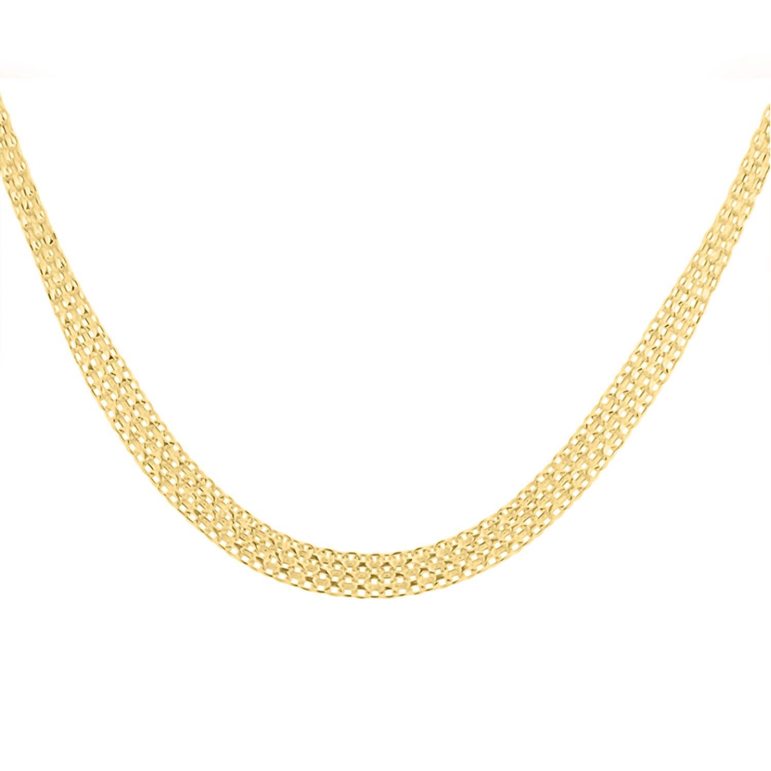18K Yellow Gold Graduated Bismark Chain (Size - 17), Gold Wt. 9.2 Gms 7725508 1
