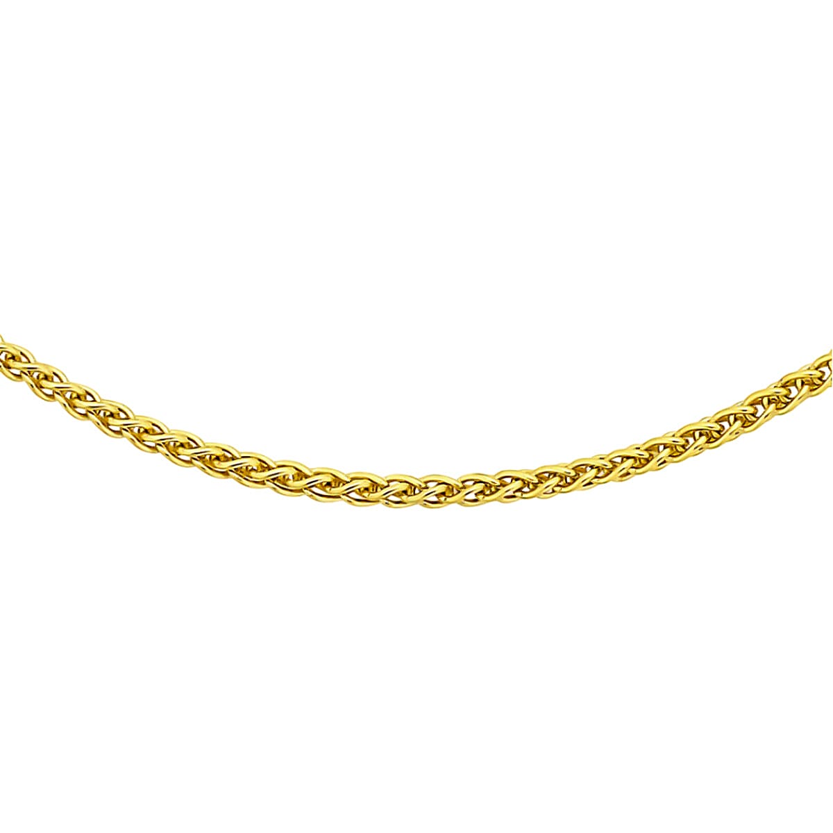 18K Yellow Gold Spiga Chain (Size - 18) 7752385 0