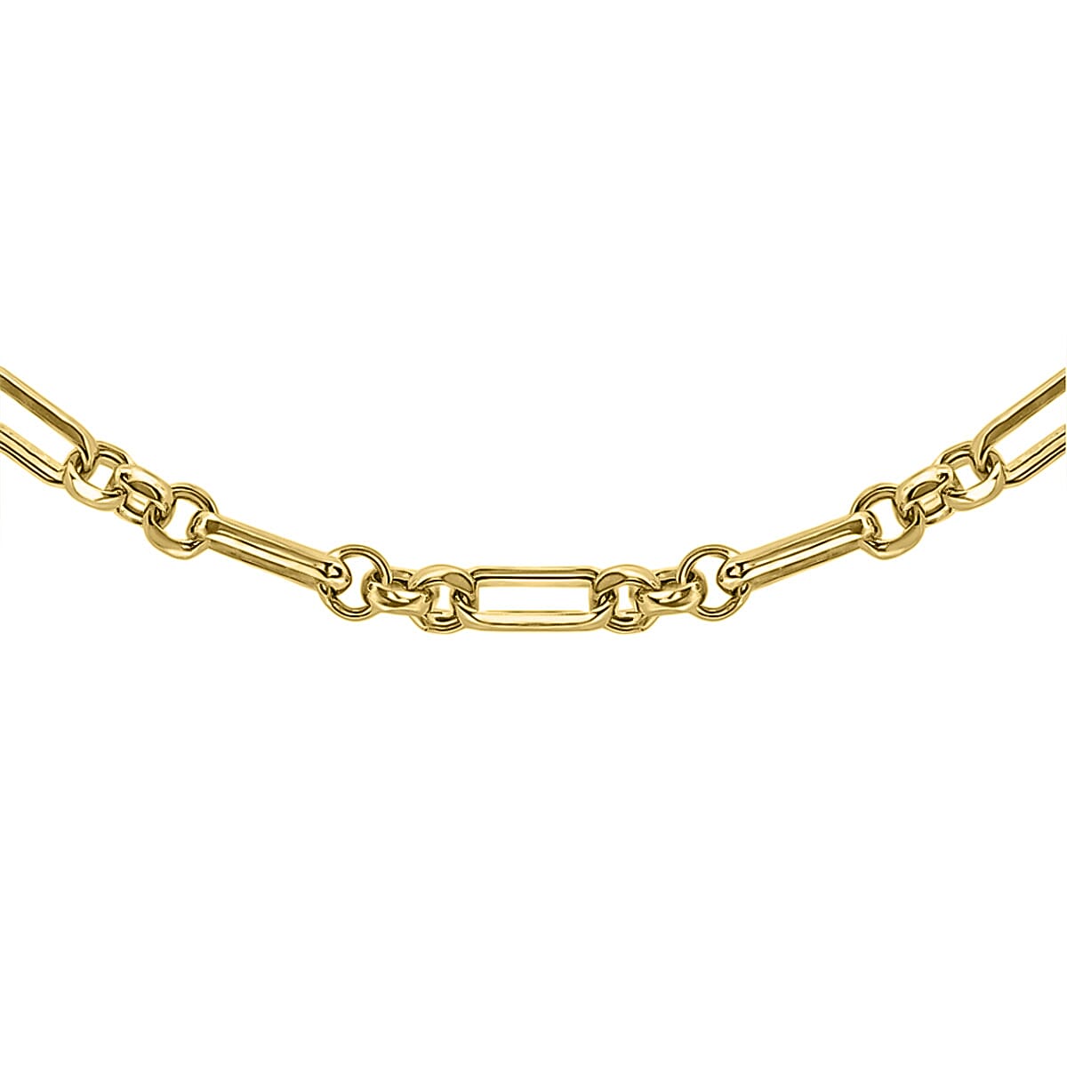 18K Yellow Gold Diamond Cut Symphony Necklace(Size - 18), Gold Wt. 6 Gms 7747586 0
