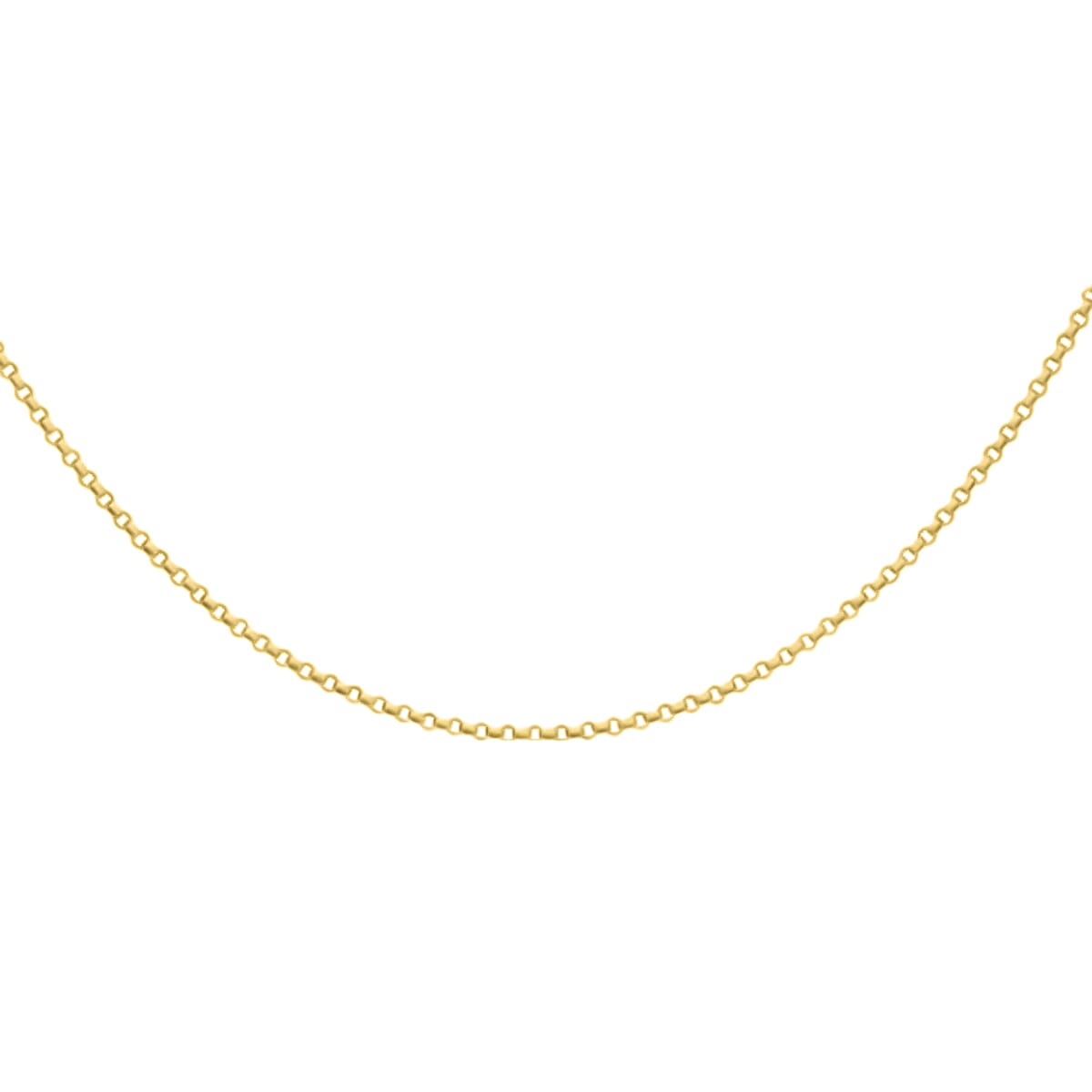 One Time Close Out Deal- 18K Yellow Gold Round Belcher Necklace (Size - 20) 7658085 1