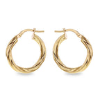 18K Yellow Gold  Earring,  Gold Wt. 1.4 Gms