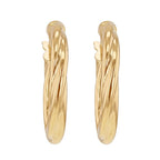18K Yellow Gold  Earring,  Gold Wt. 1.4 Gms