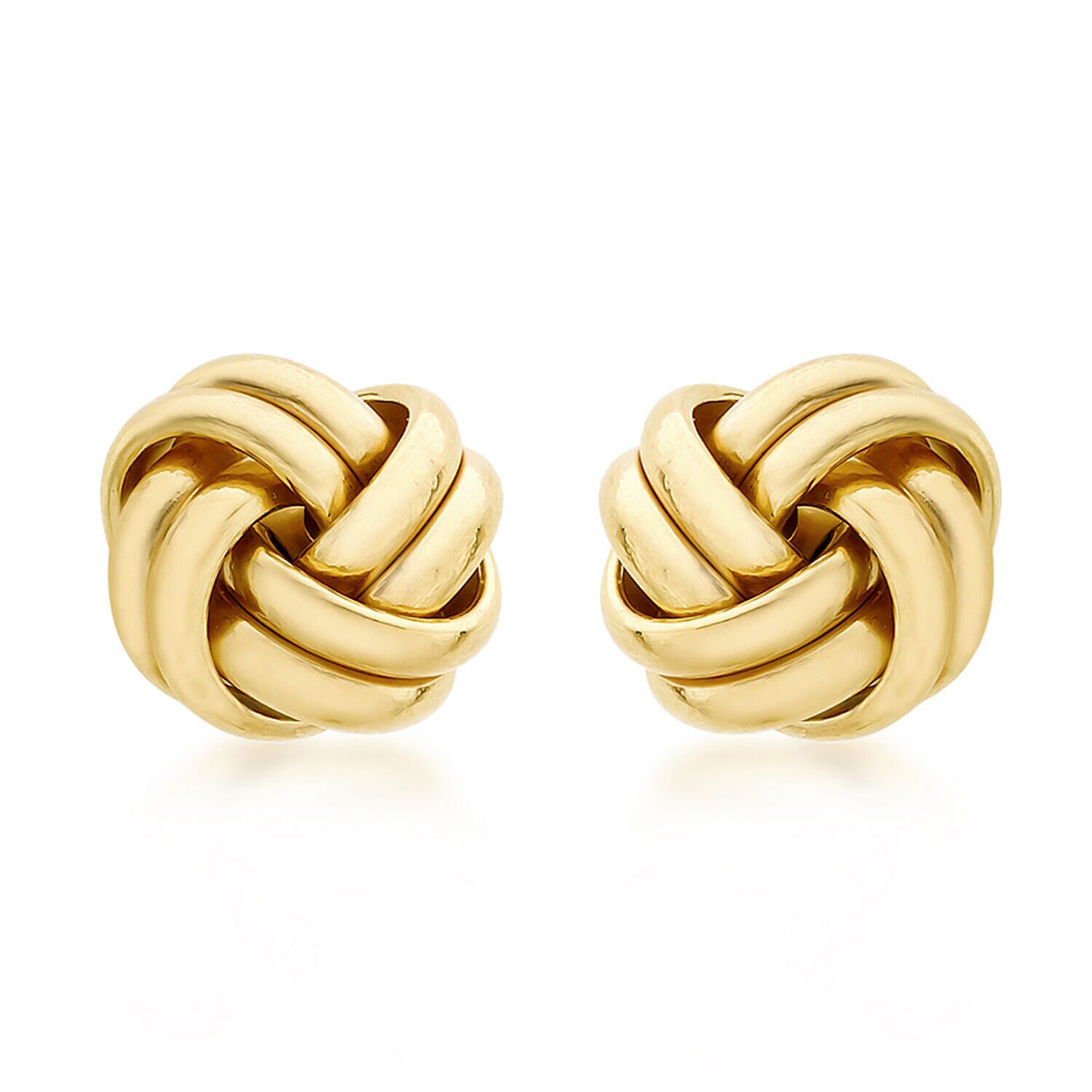 ILIANA 18K Yellow Gold 10mm Knot Stud Earrings 7344288 0