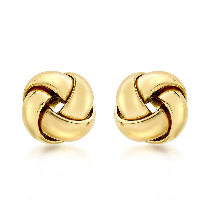 ILIANA 18K Yellow Gold 10mm Knot Stud Earrings 7344310 1