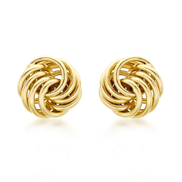 ILIANA 18K Yellow Gold 10mm Rose Stud Earrings 7343161 1