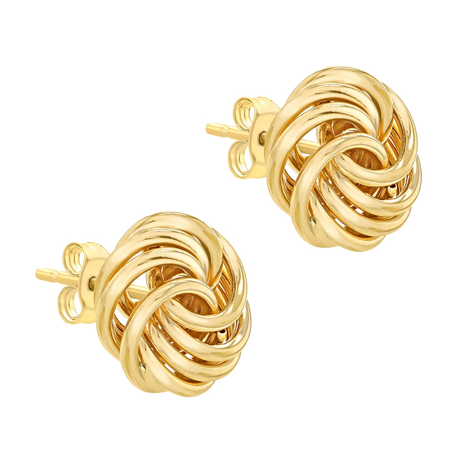 ILIANA 18K Yellow Gold 10mm Rose Stud Earrings 7343161 1