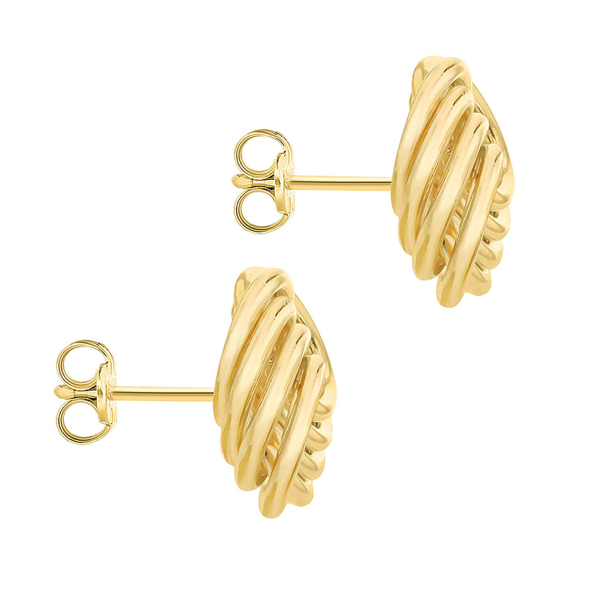 ILIANA 18K Yellow Gold 10mm Rose Stud Earrings 7343161 2