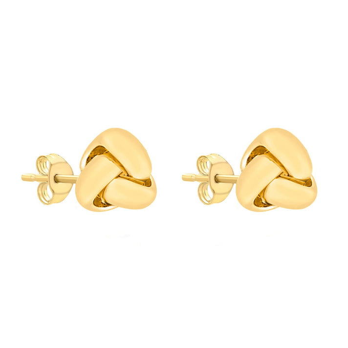 ILIANA 18K Yellow Gold 8mm Knot Stud Earrings 7344309 2