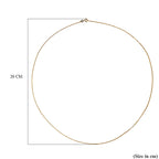 18K Yellow Gold  Necklace (Size - 24),  Gold Wt. 2.4 Gms