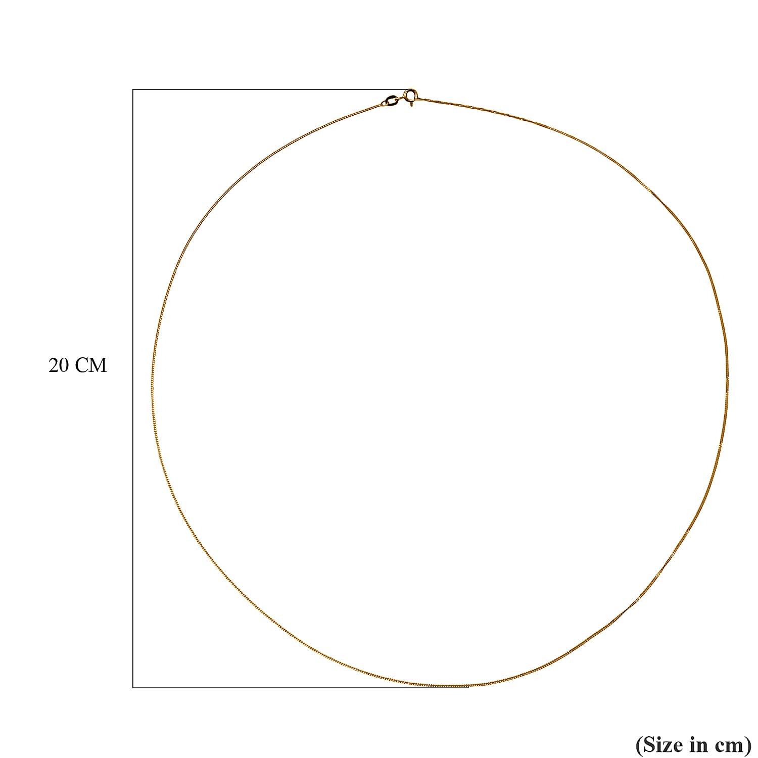 18K Yellow Gold  Necklace (Size - 24),  Gold Wt. 2.4 Gms 7814501 5
