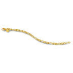 18K Yellow Gold Plated Sterling Silver Bracelet (Size - 7.5)
