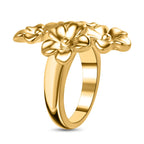 Designer Inspiration - Limited Edition - 18K Yellow Gold Floral Design ring