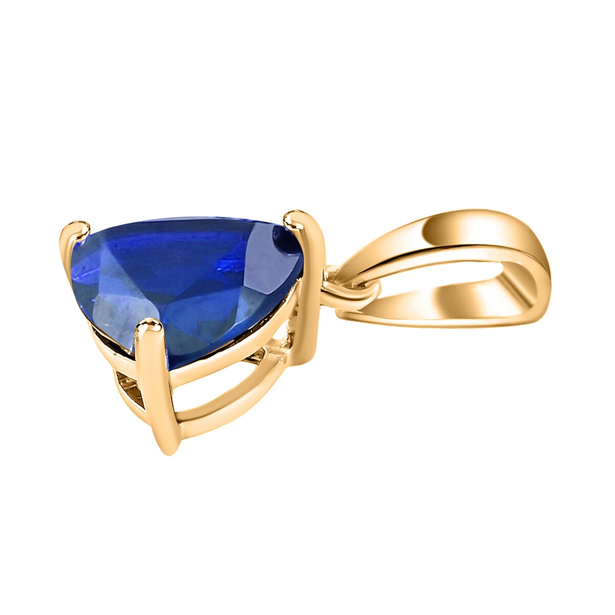 18K Yellow Gold Tanzanite Solitaire Pendant in Gold Wt. 2 grams, 1.450 Ct 8000035 2