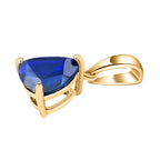 18K Yellow Gold   Tanzanite  Solitaire Pendant 1.45 ct,  Gold Wt. 2 Gms  1.450  Ct.