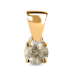 18K Yellow Gold  VS   White Diamond  VS Pendant 0.20 ct,  Gold Wt. 0.3 Gms  0.200  Ct.