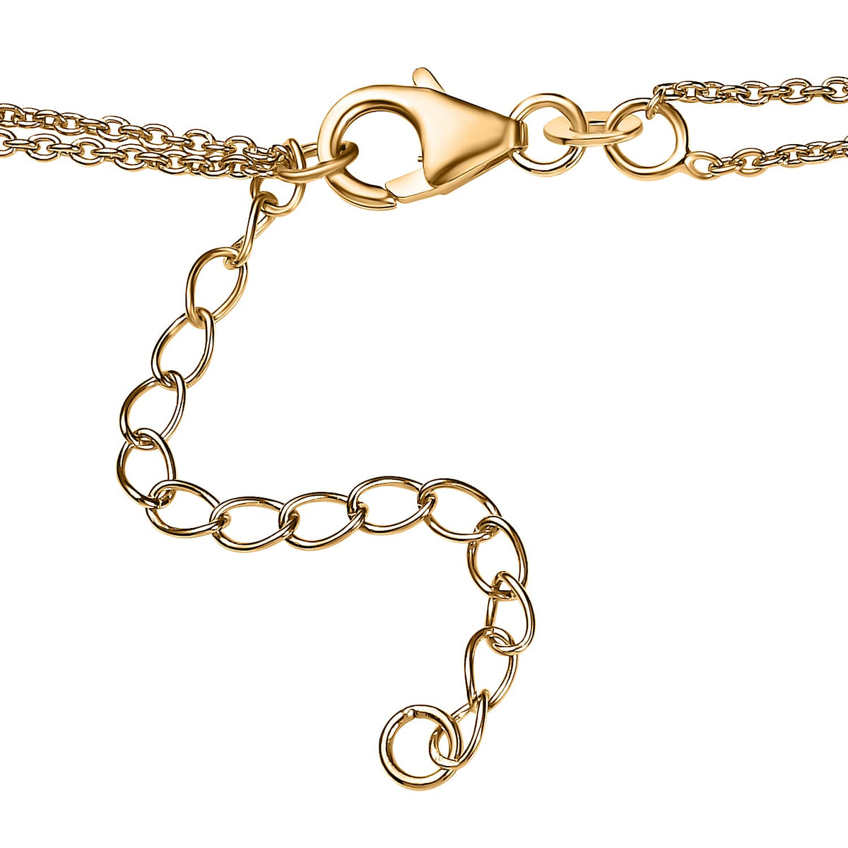 18K Yellow Gold Vermeil Plated Sterling Silver Infinity Necklace (Size-20) 7623322 4