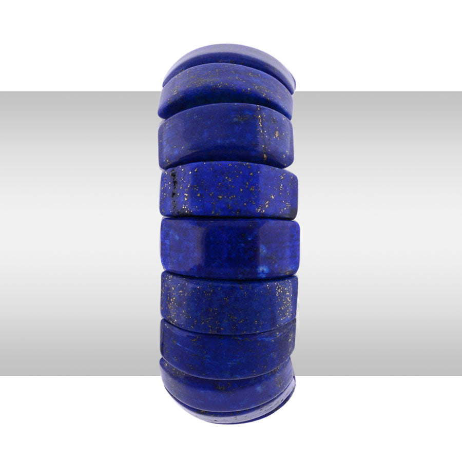 Lapis Lazuli Stretchable Stone Bracelet (Size 7.5) 500.00 Ct. 1917028 1