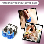 Blue Murano Glass Earring with Clasp in Stainless Steel._1988038_4