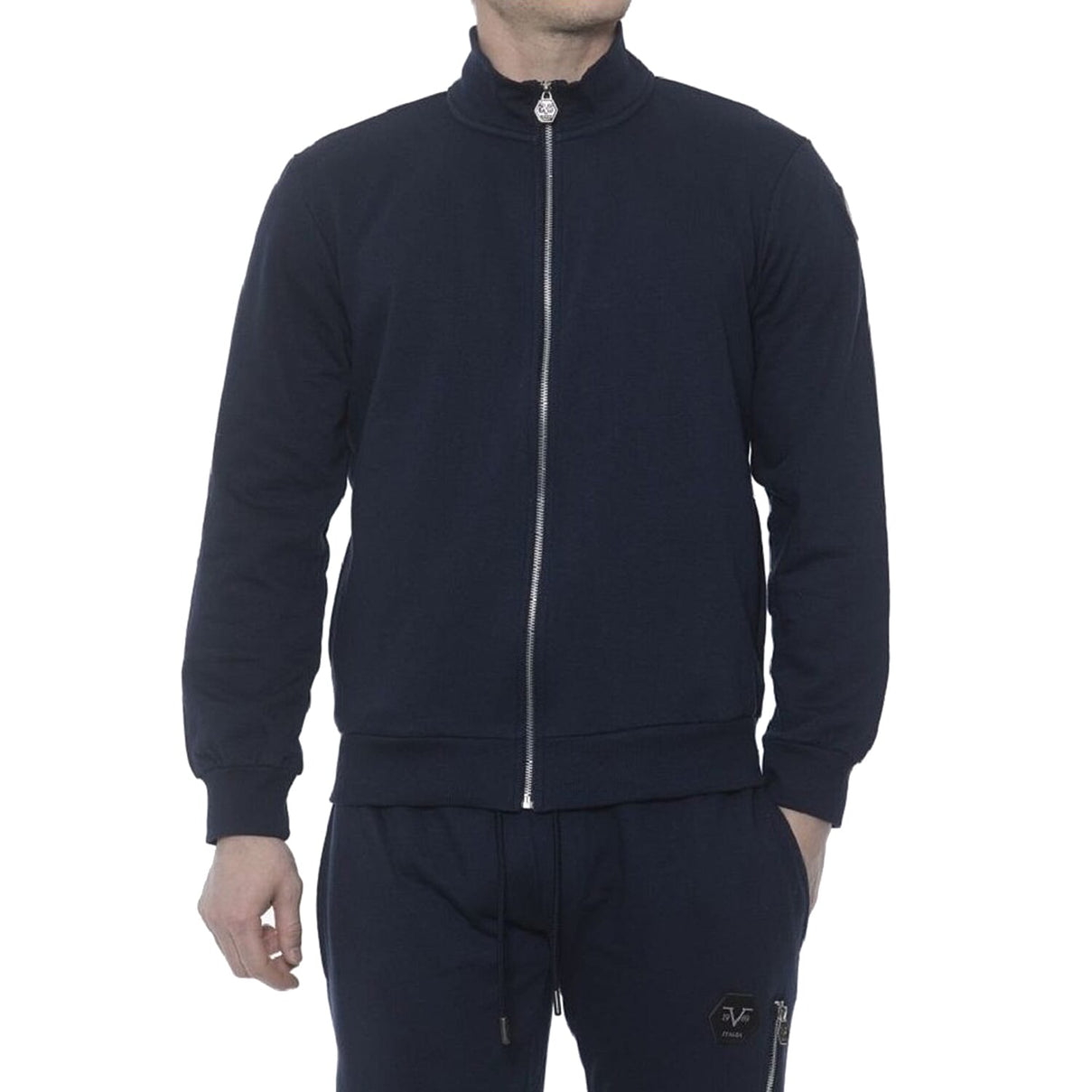 19V69 ITALIA by Alessandro Versace Hooded Women's Jacket - Navy 7607923 0
