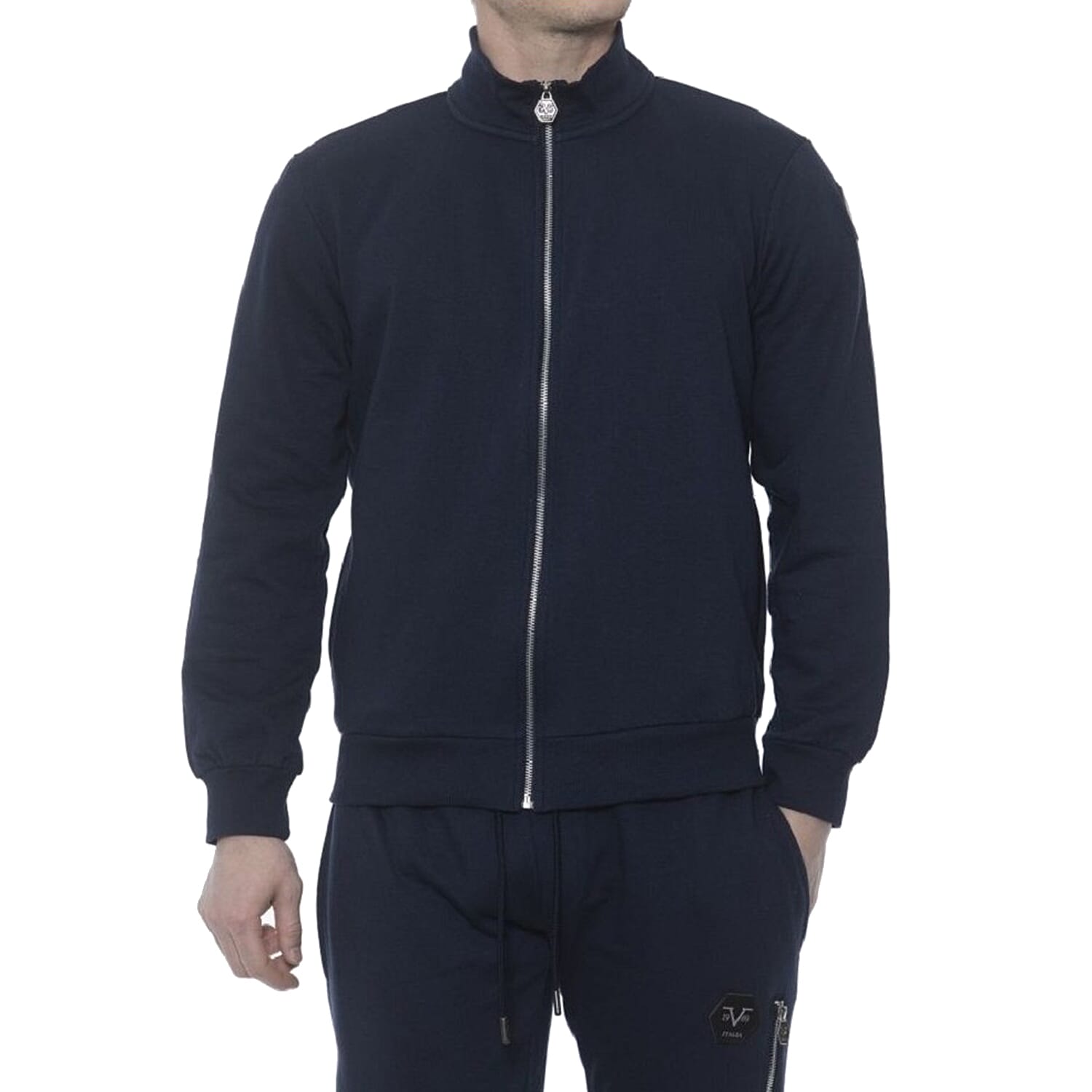 19V69 ITALIA by Alessandro Versace Hooded Women's Jacket - Navy 7607923 0