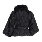 19V69 ITALIA by Alessandro Versace Soft Jacket with Ribbon (Size L-XL) - Black