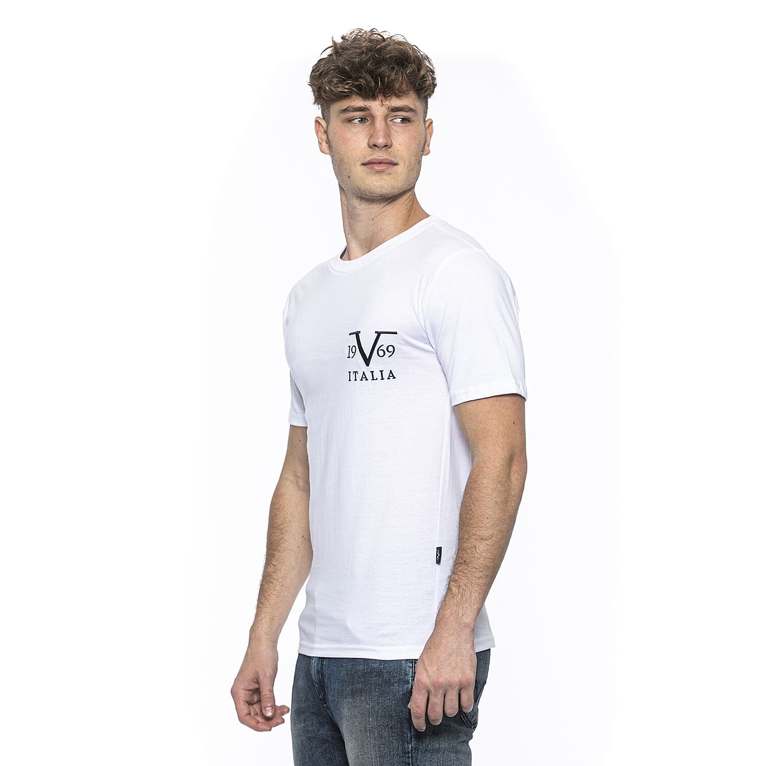 19V69 ITALIA by Alessandro Versace T-Shirt (Size L) - White 7871847 1
