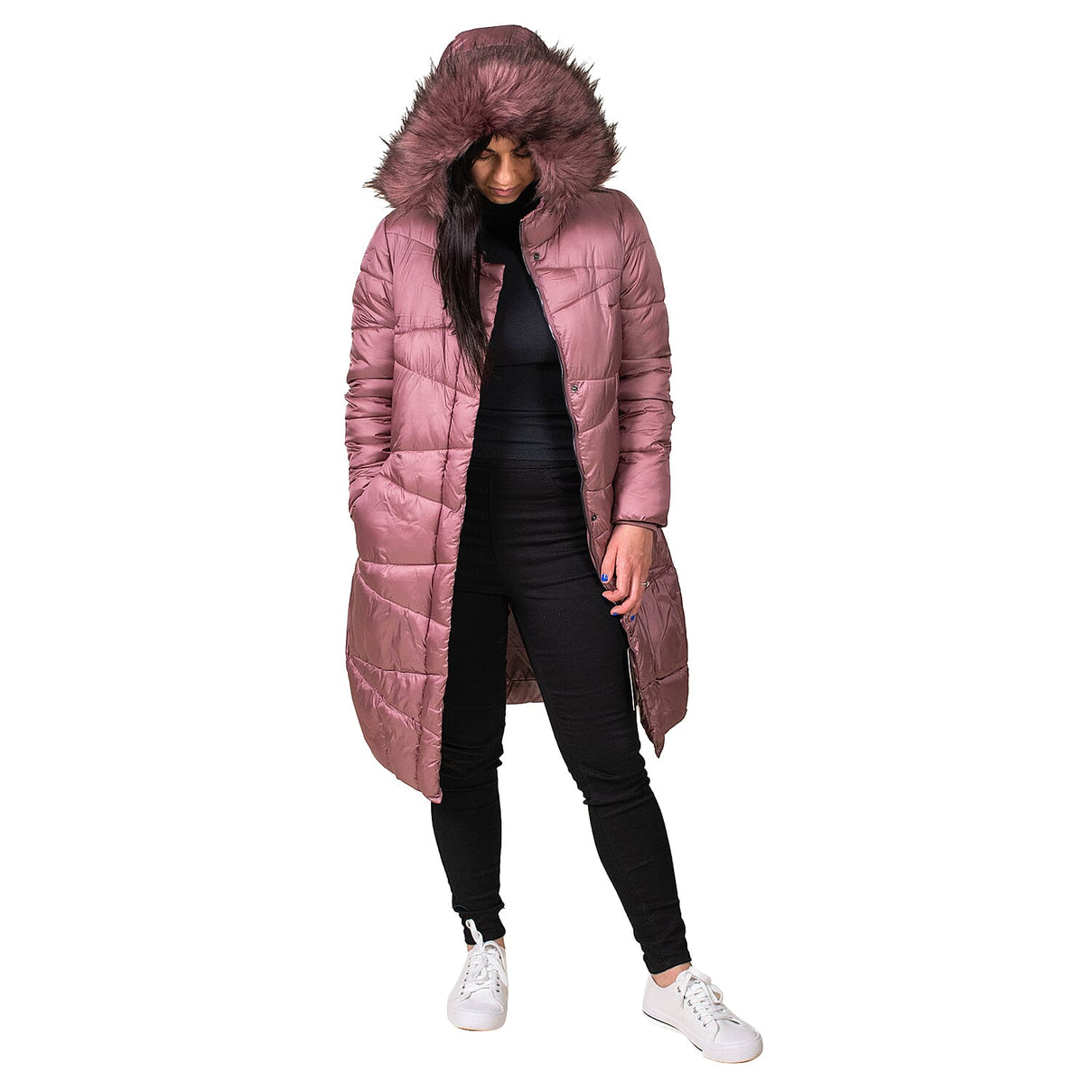 19V69 ITALIA by Alessandro Versace Women's Parka Jacket - Pink 9565917 3