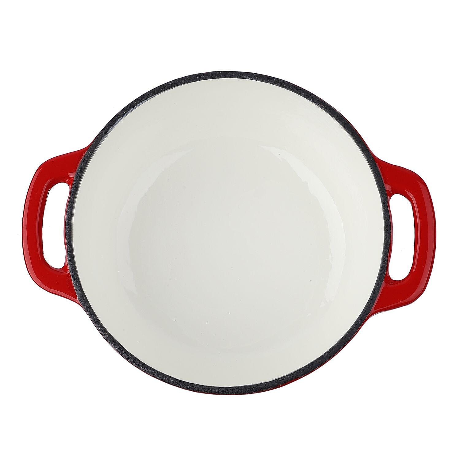 Homesmart Enamelled Cast Iron Dutch Oven Pot  with Lid (3L) - Red 6124867 5