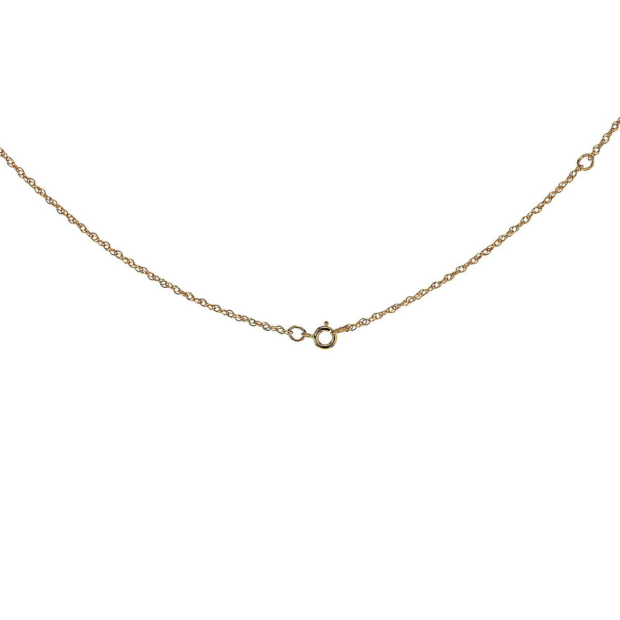 1mm Adjustable Spiga Chain 18 Inch to 20  Inch in 9K Yellow Gold 7575464 4