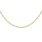 9K Yellow Gold  Chain (Size - 18),  Gold Wt. 1.7 Gms