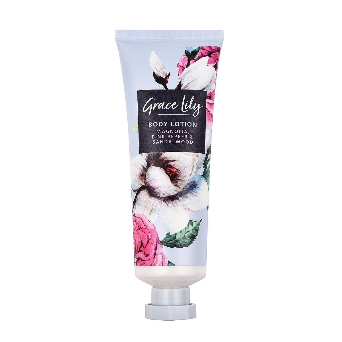 Grace Lily: Magnolia, Pink Pepper, and Sandalwood Getaway Bag (Shower cream 100ml, Hand lotion 30ml, and Body lotion 50ml and Shower Puff) 7372939 3