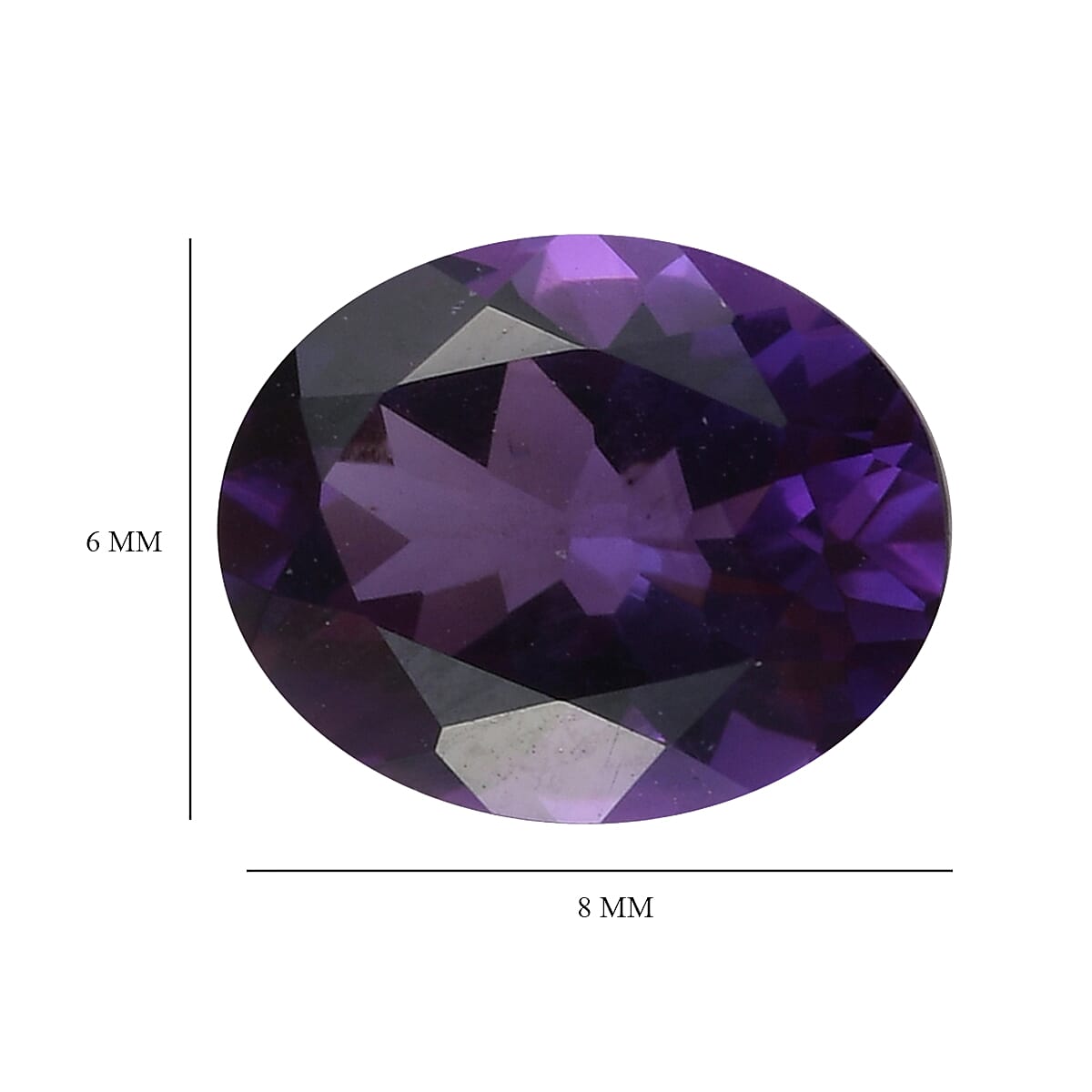 2 Ct. Loose Uruguay Amethyst AAA Grade OVAL 10x8 mm 6261600 4