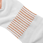 2 Pairs Antibacterial Copper Infused Compression Long Socks (Size L-XL, 9 to13) - White