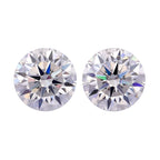 2 Pcs Set - Moissanite Round Shape Gemstones 2.00 Ct.