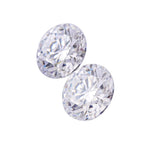 2 Pcs Set - Moissanite Round Shape Gemstones 2.00 Ct.