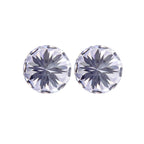 2 Pcs Set - Moissanite Round Shape Gemstones 2.00 Ct.