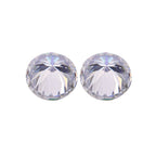 2 Pcs Set - Moissanite Round Shape Gemstones 2.00 Ct.
